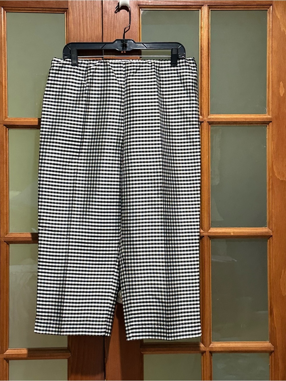 Coldwater Creek Black & White Gingham Pants